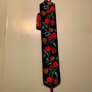 Gorgeous Velvet Belt With Leather Back